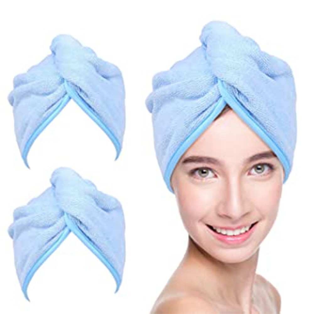 Microfiber hair towel turban towel