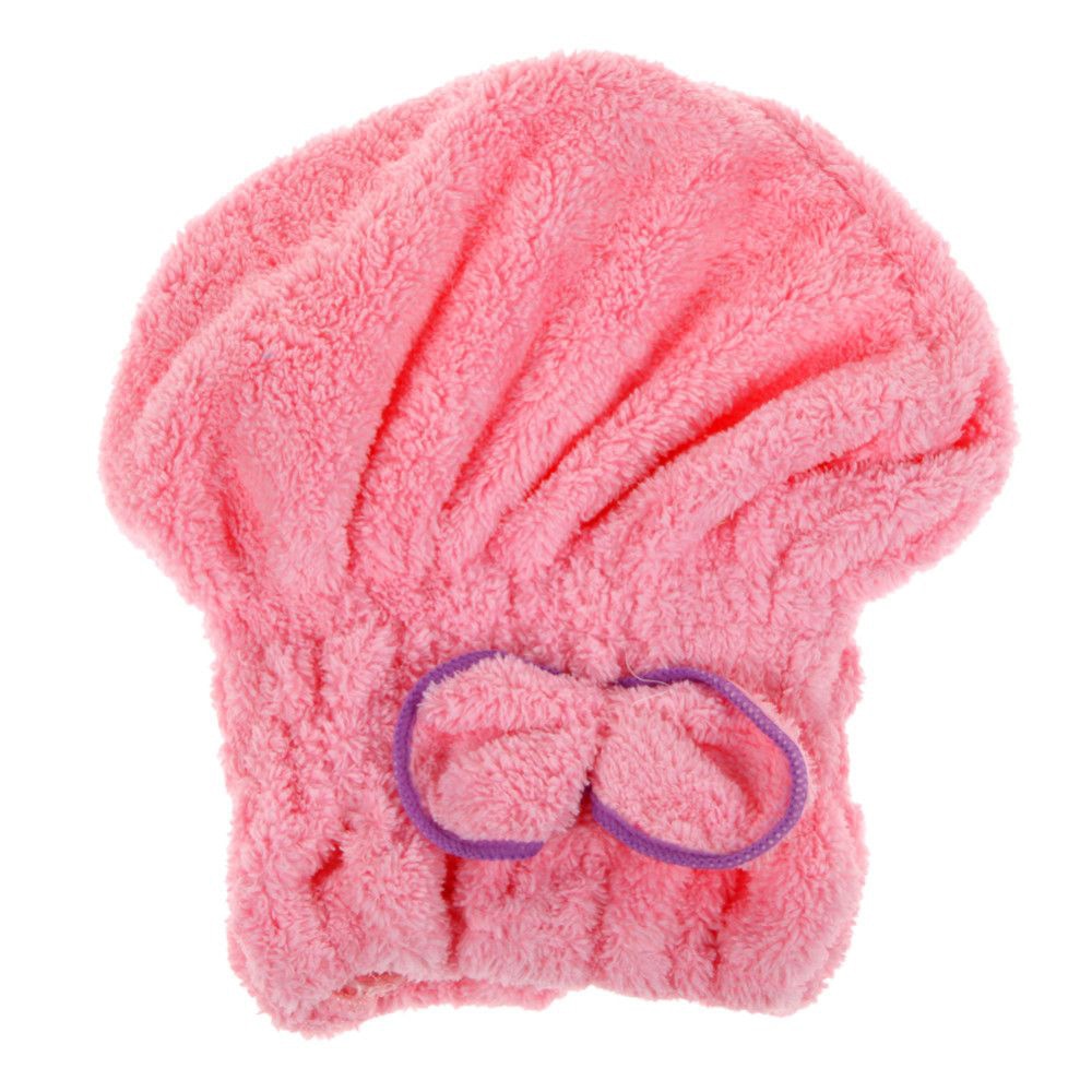 Wrapped Towel Bathing Cap Bathroom