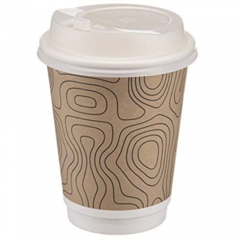 Eco-Friendly, Biodegradable Paper Hot Cups and Lids