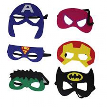Foam superhero masks