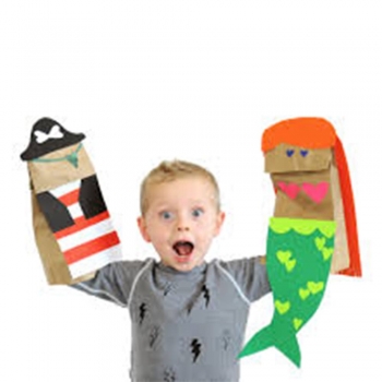 Paper Bag Pirate Craft for Kids