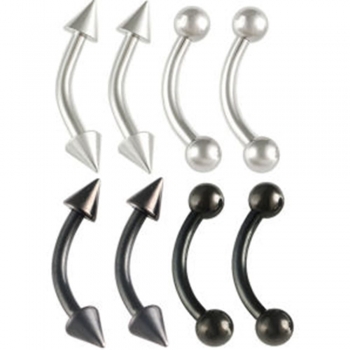 Surgical Stainless Steel Eyebrow Jewelry