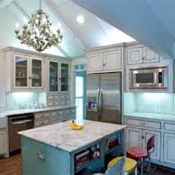 Cottage Chic kitchen cabinets
