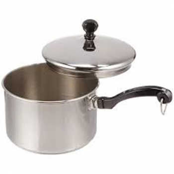 Classic Stainless Steel Covered Saucepan