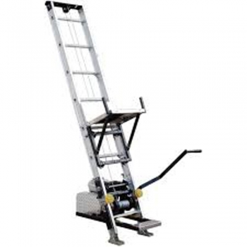 Ladder type building hoist
