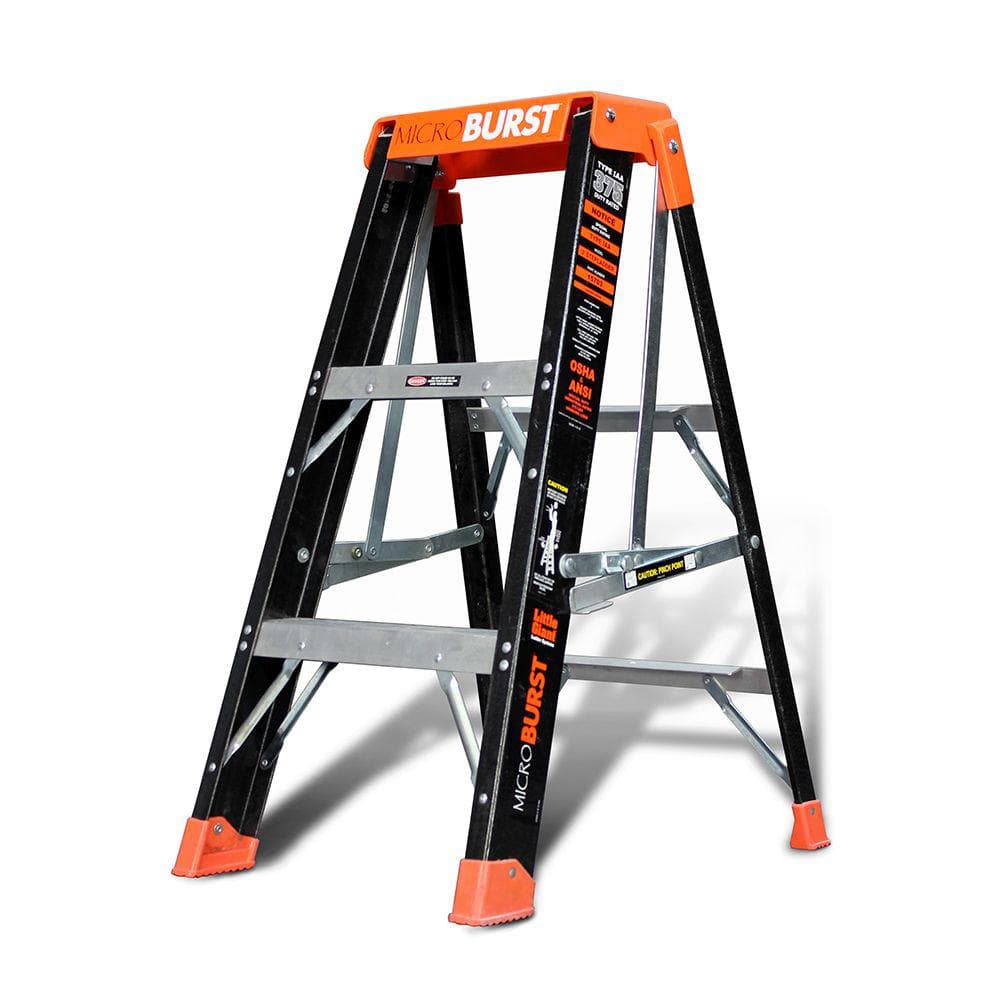 Fiberglass step ladder