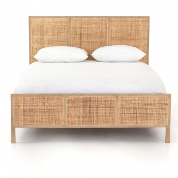 Wicker or Rattan Bed