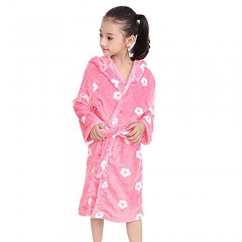 Girls Plush Kids Robes