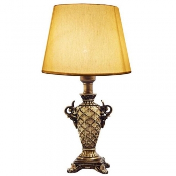 Fiber Resin Antique Gold Lamps