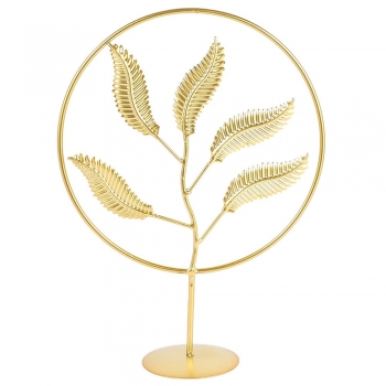 Gold Leave Texture Table Decors