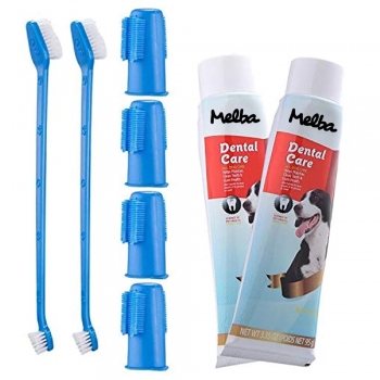 Petâ€™s Canine toothbrush and toothpaste