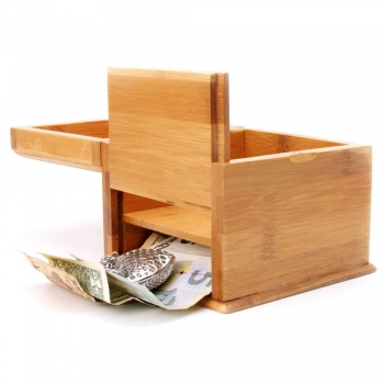 Bamboo Pocket Storage Box