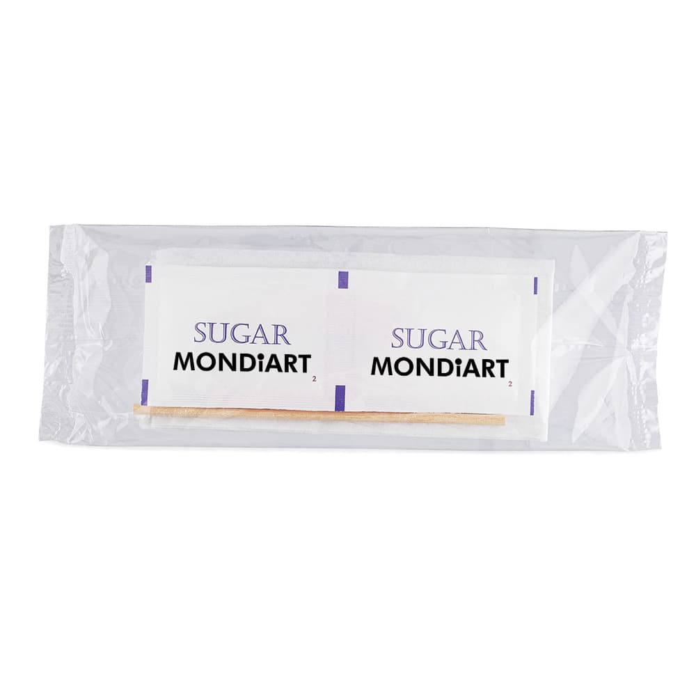 Basic Condiment Kit with Wooden Stir Stick
