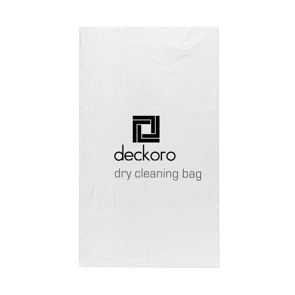 Registry Simply Accessories Disposable Dry Cleaning Bag, Tear Off Tie, 1 Mil, White