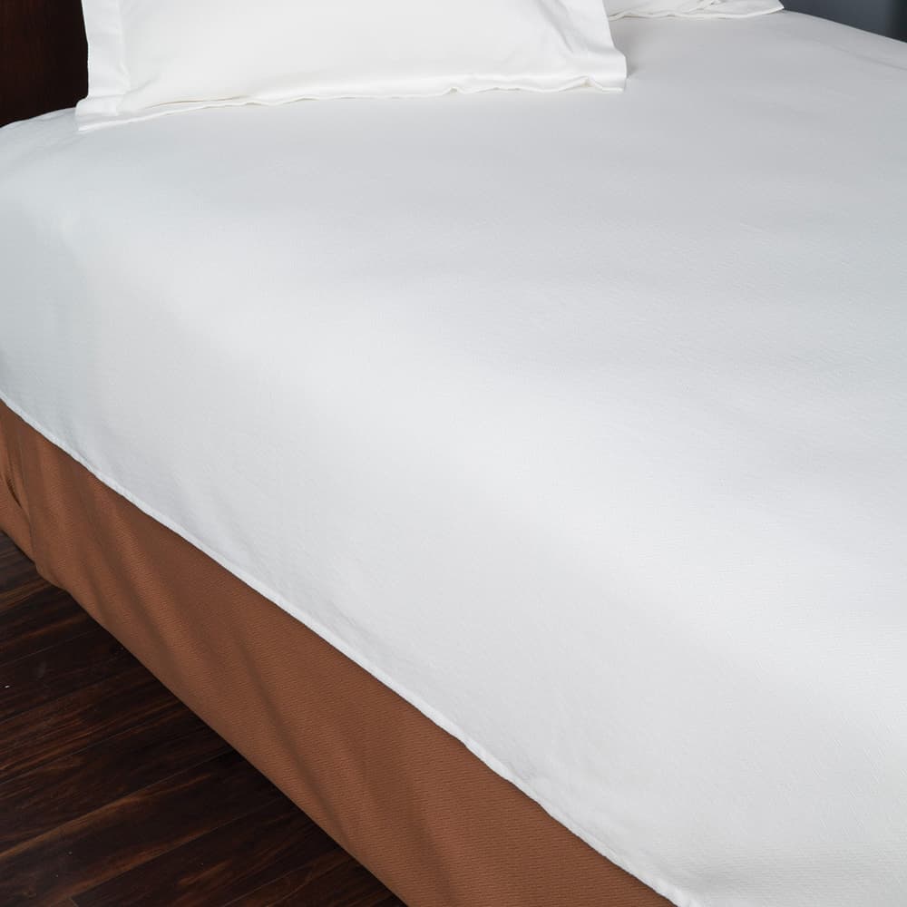 Registry Diamond Weave Top-of-Bed Bedskirt, Tan