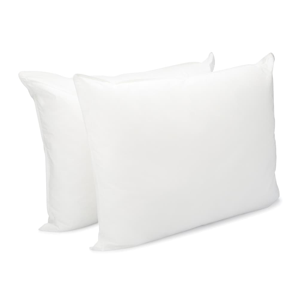 Registry Down Alternative Microfiber Medium-Density Pillow, Queen, 32 Oz
