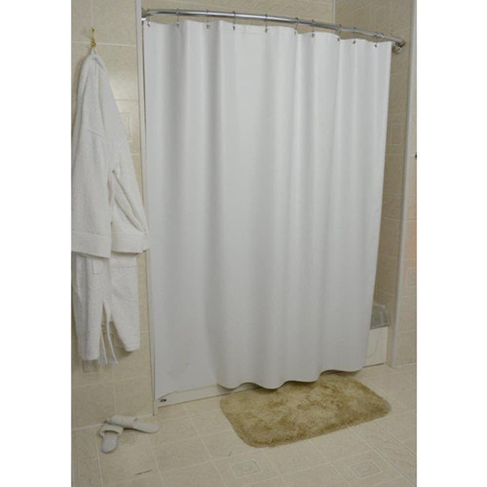Kartri San Crepe Shower Curtain, White, 72 x 72