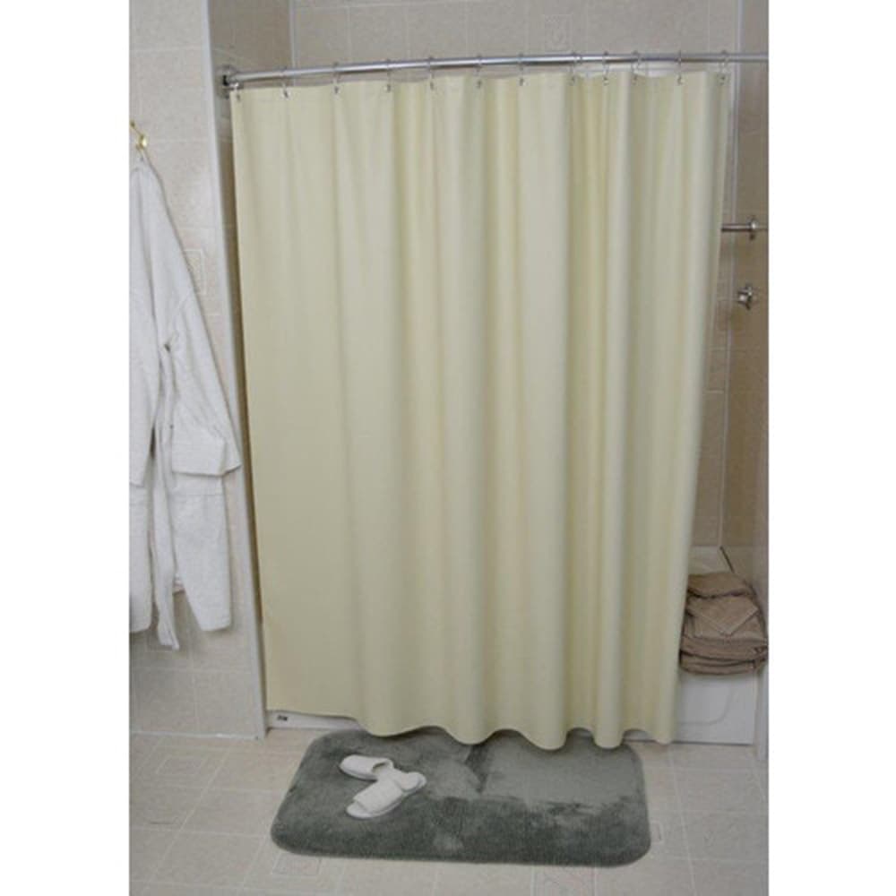 Kartri San Suede Pebbled Shower Curtain, Beige, 72 x 72