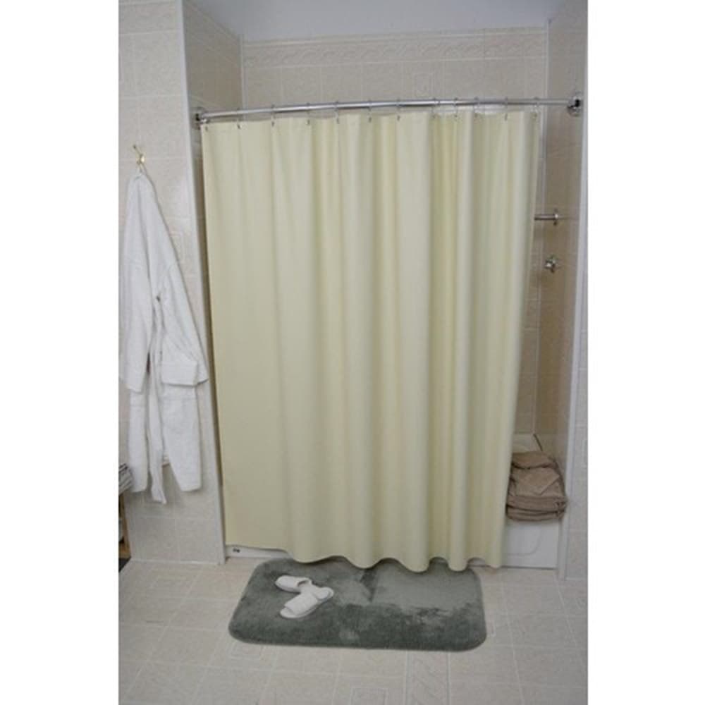 Kartri San Suede Shower Curtain, Beige, 72 x 72