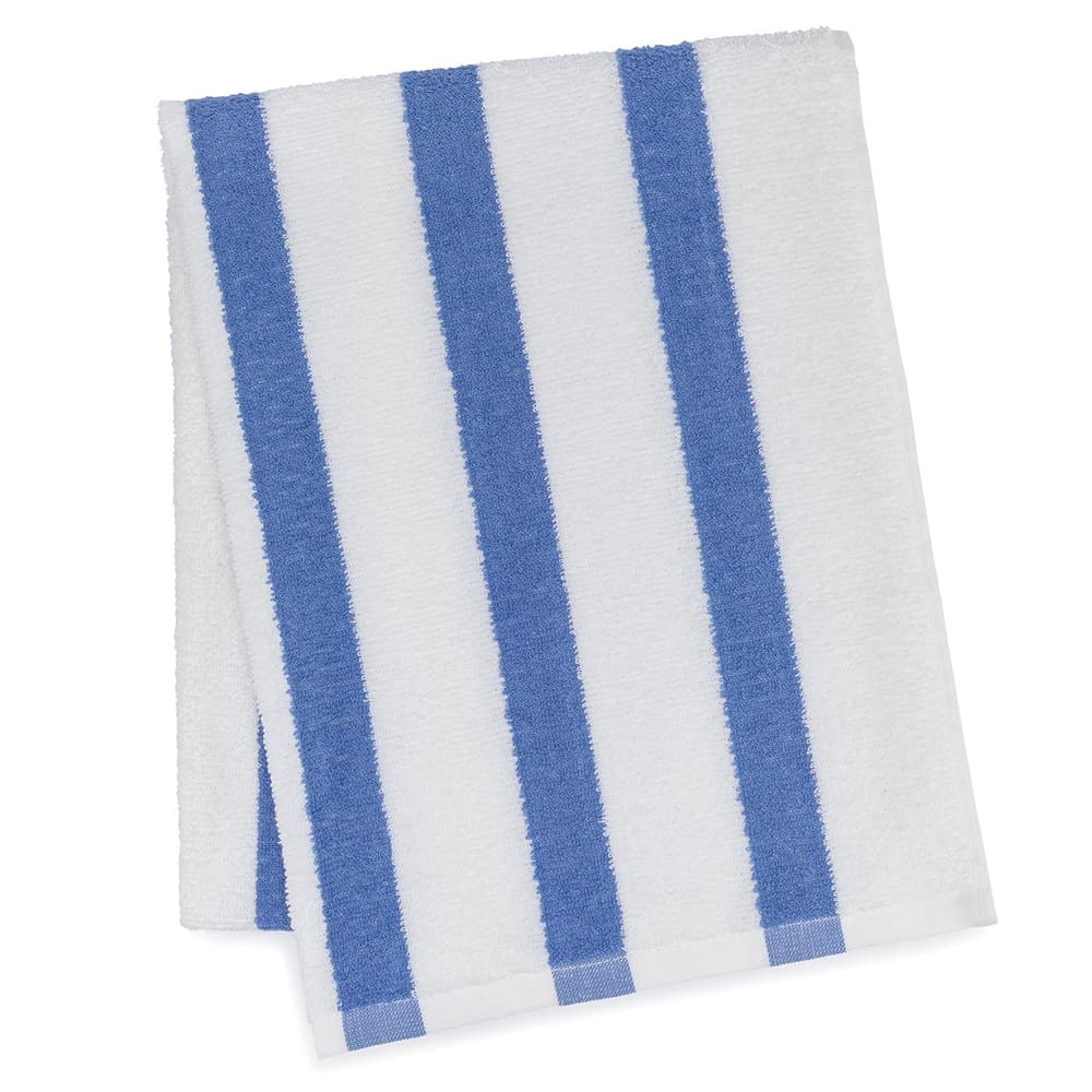 Registry Cabana Stripe Pool Towel, White Blue