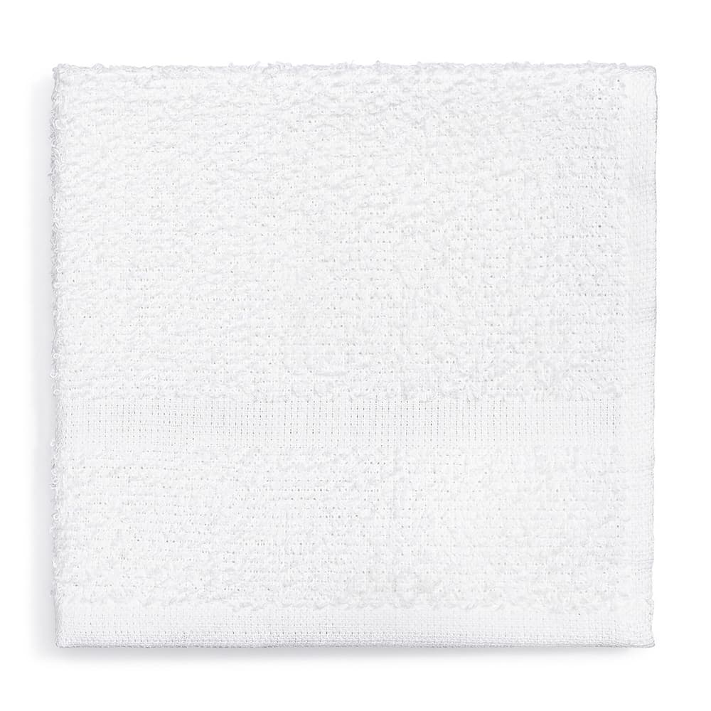 Registry Single Cam Wash Cloth, White
