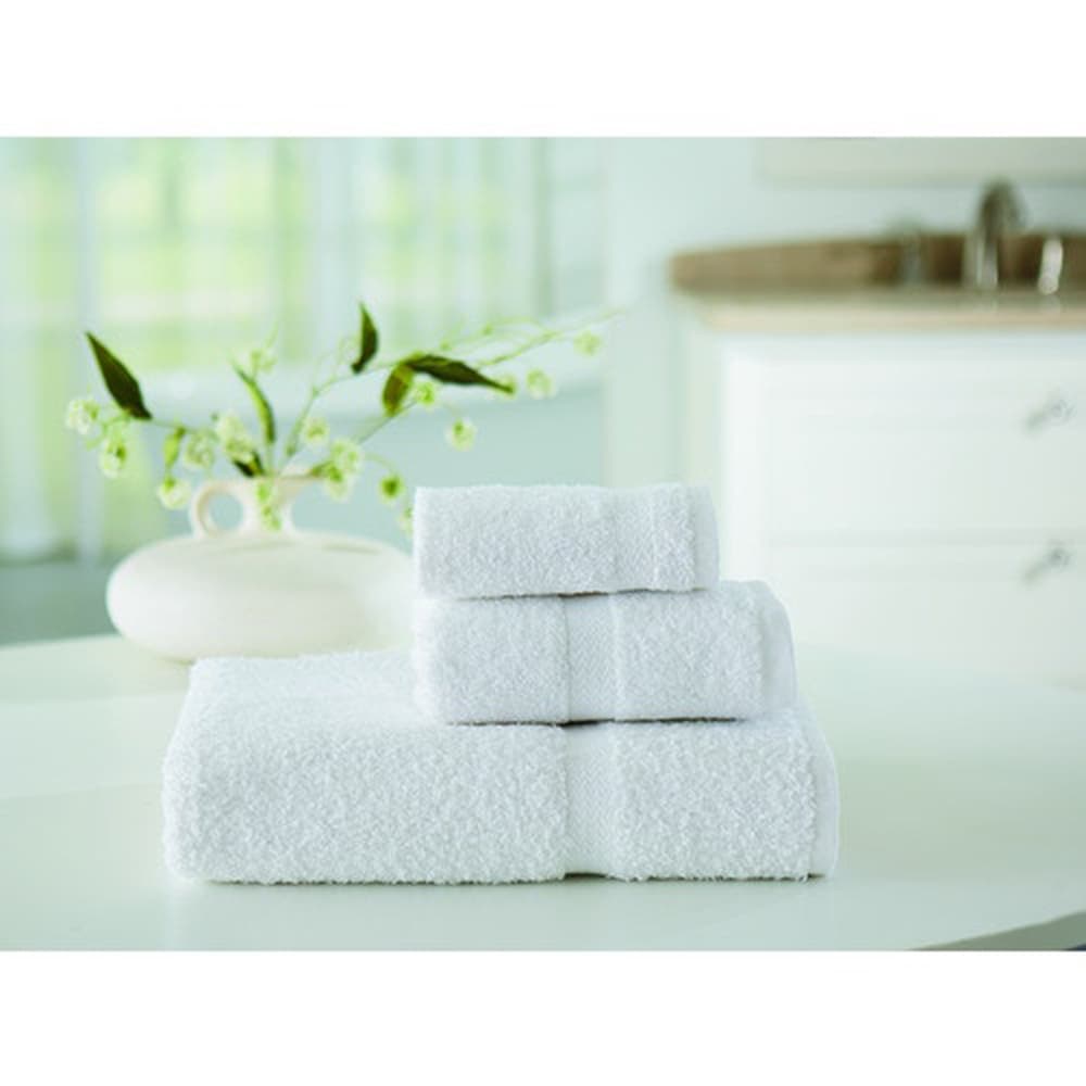 Welspun Welington Bath Towel, White
