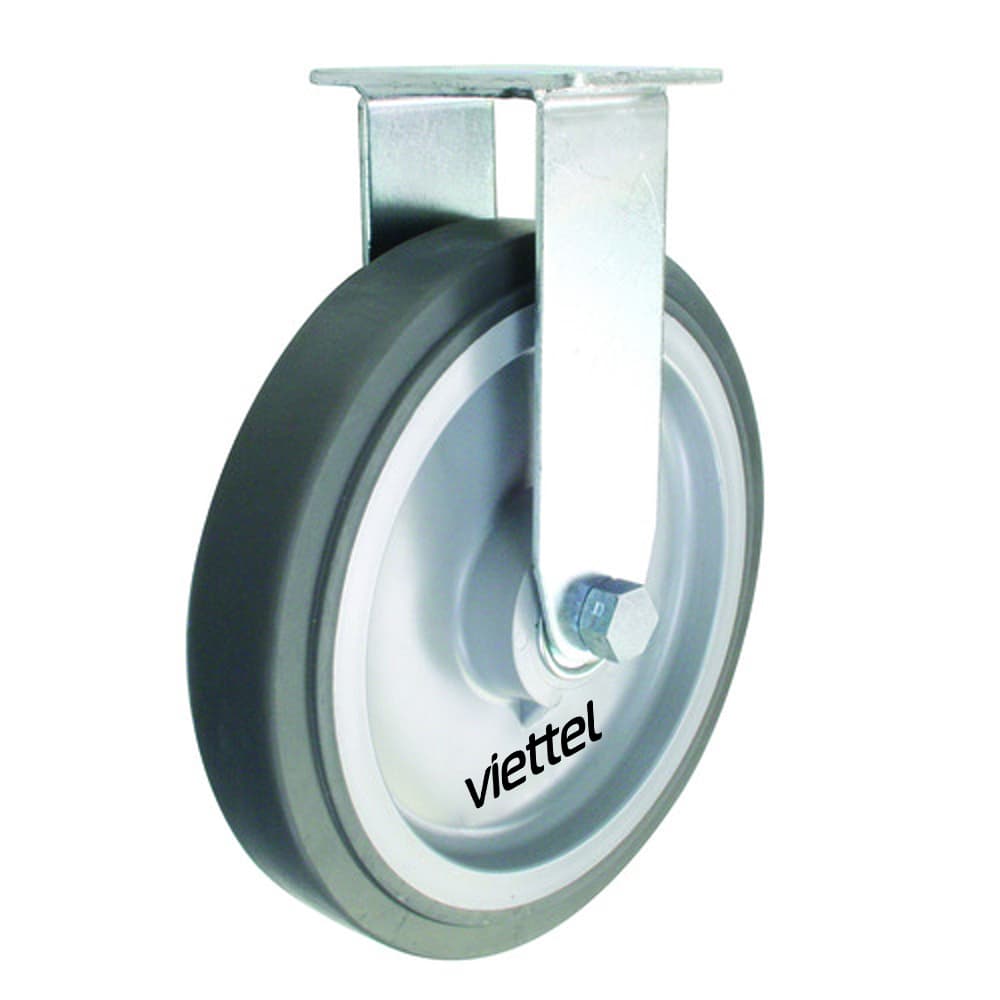 Caster, Forbes, 8 inch Wheel, Gray, Rigid