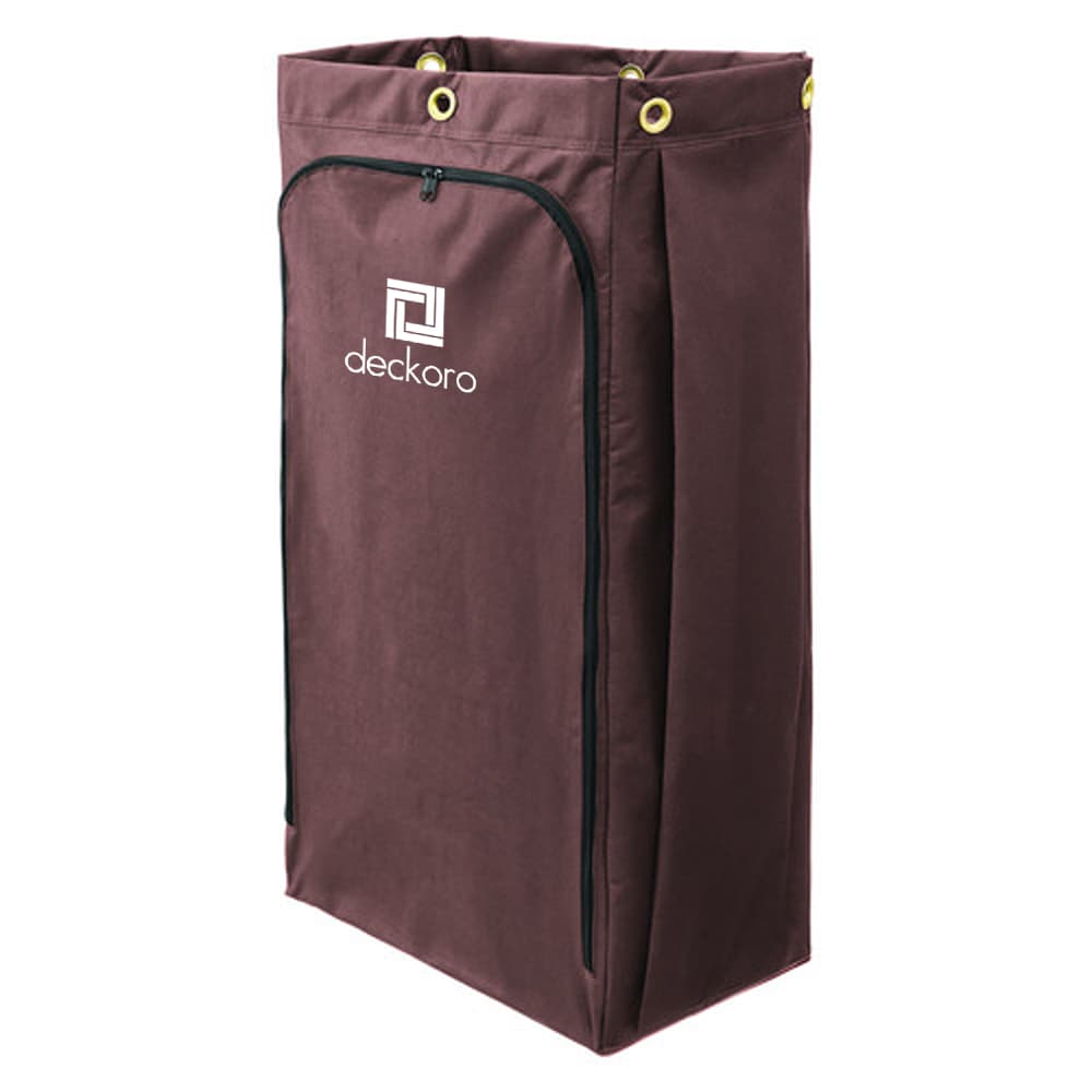 Rubbermaid Commercial Products Vinyl Lined Bag, 30 Gal., Brown