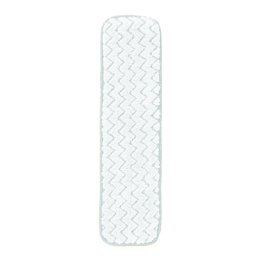 Rubbermaid Commercial Products Microfiber Dry Room Mop Pads, 18, White