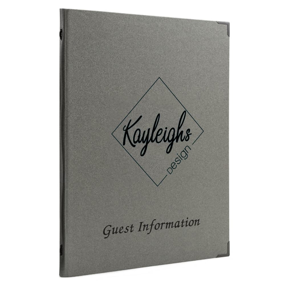 Hotel Guest Room guest information Fabric style room folders