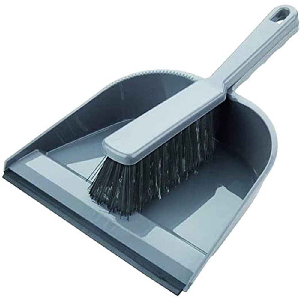 Guestroom housekeeping dustpan and brush