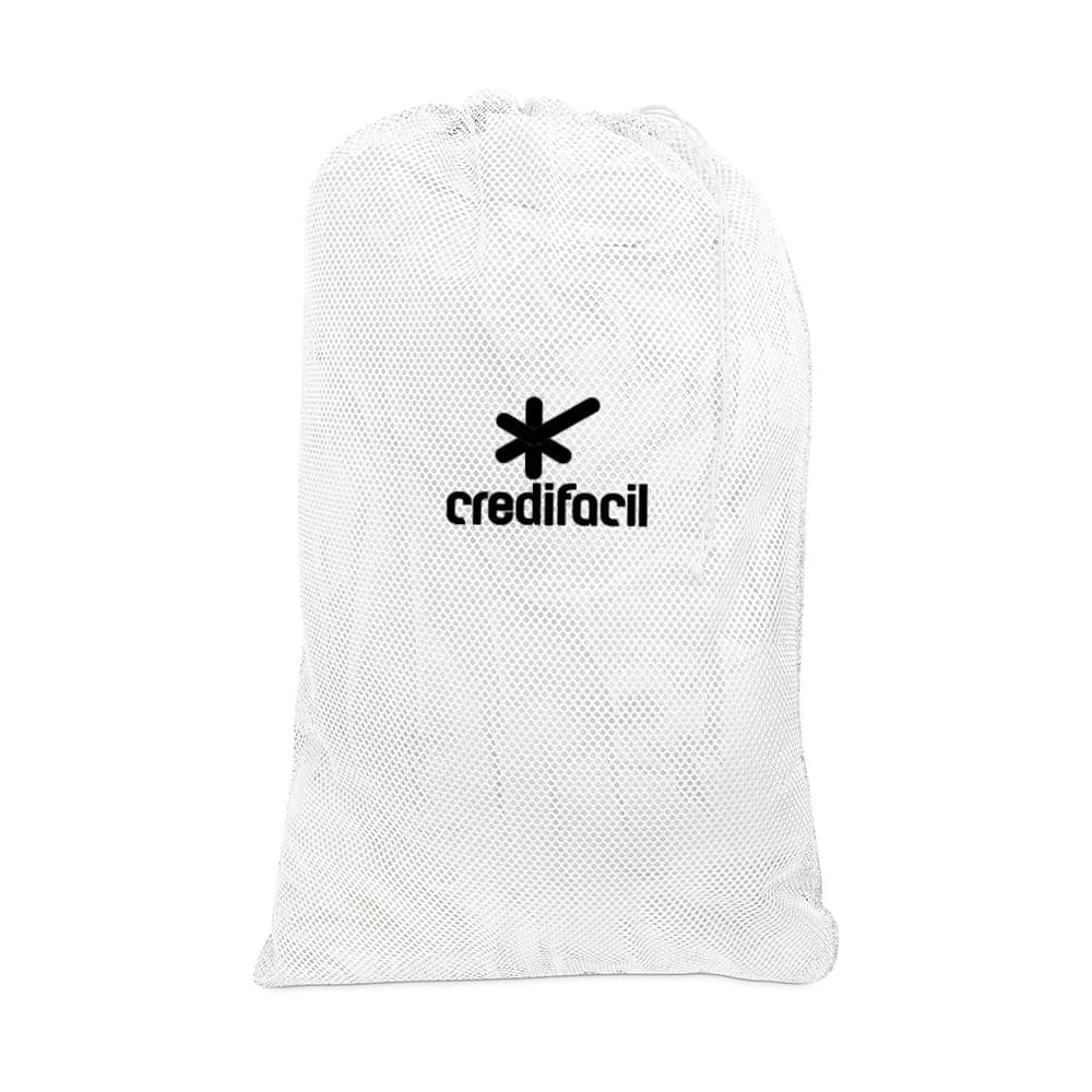 Registry Polyester Net Laundry Bag, Drawstring Closure, 24 W x 36 L, White