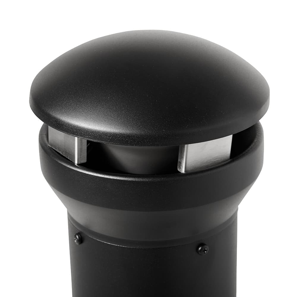Rubbermaid Commercial Products Infinity Smoking Receptacle, Black