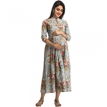 Floral Print Cotton Maternity Wears